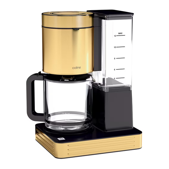 User Manuals: Coline CW1599 Coffee Maker