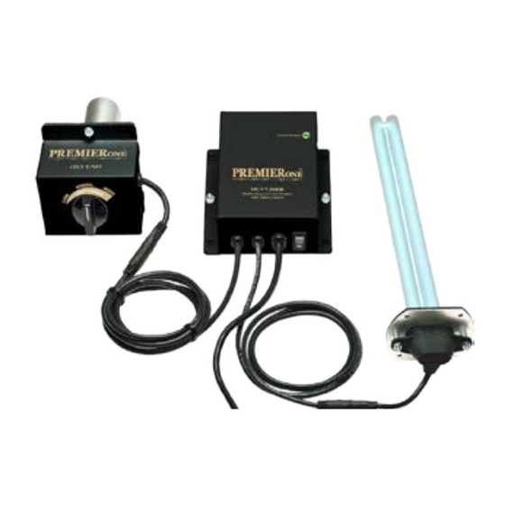 PremierOne MUV7-50DR Installation & Maintenance Instructions Manual