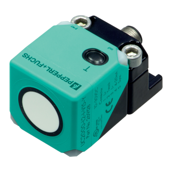 Pepperl+Fuchs UC2000-L2-E5-V15-Y291515 Manual