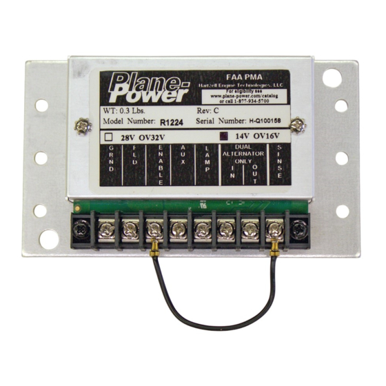Plane-Power R1224 Installation Instructions Manual