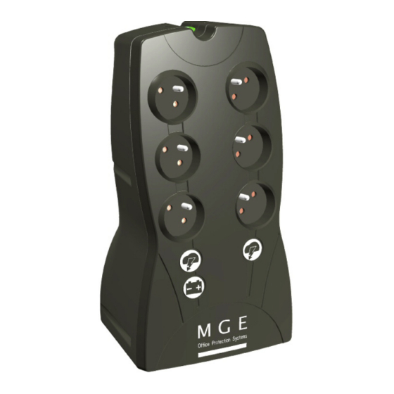 MGE UPS Systems 500 Installation And User Manual