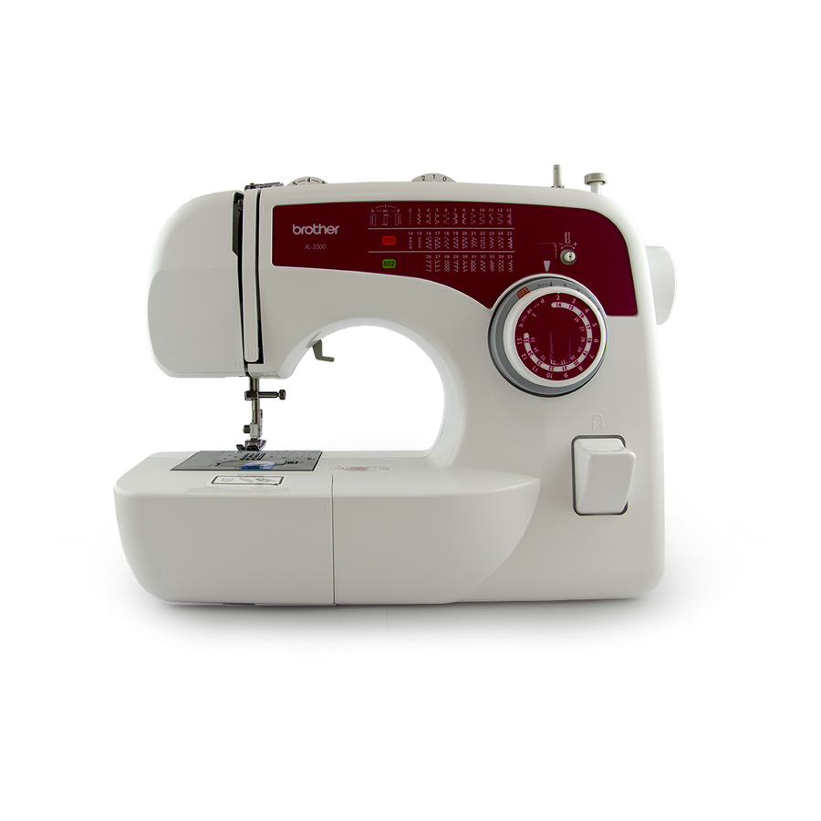 Brother 25 Stitch - XL2600I Free-Arm Sewing Machine Operation Manual