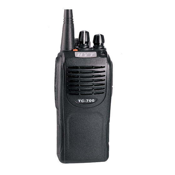 HYT TC-700 Ex PLUS Service Manual