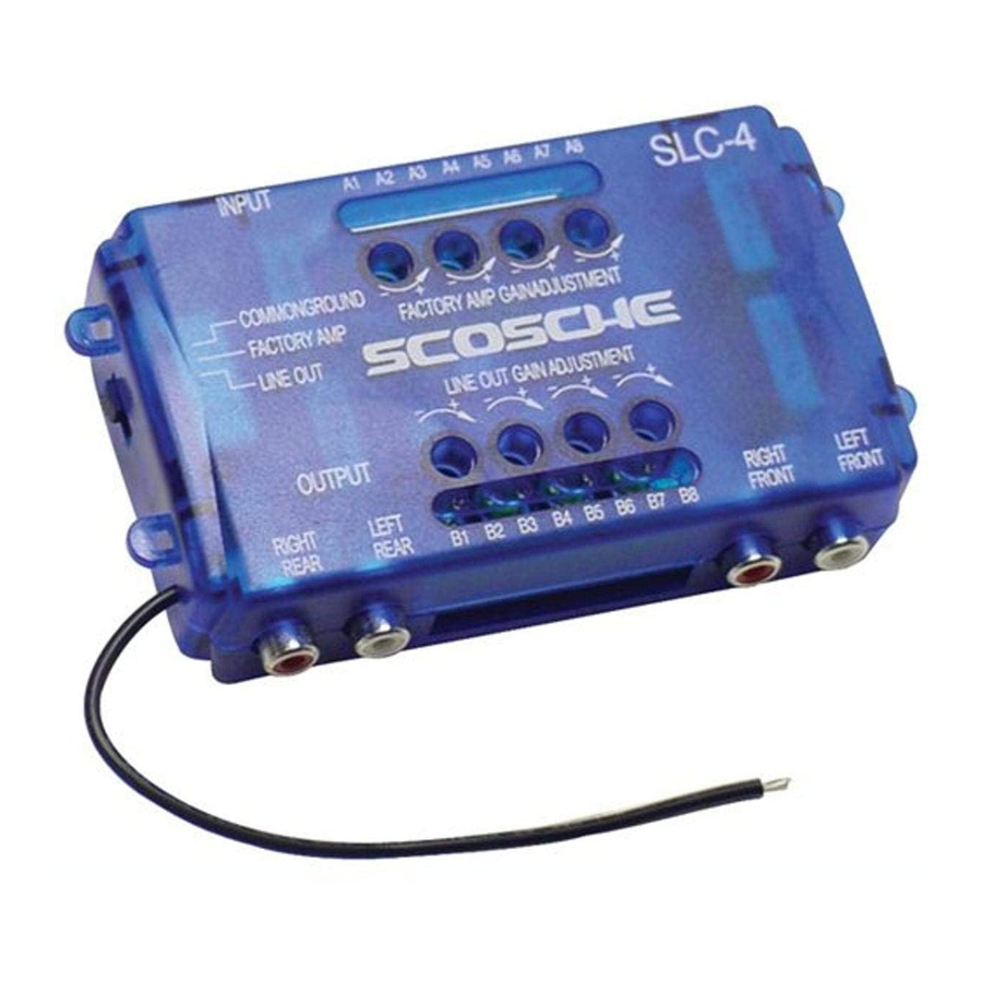 Scosche SLC-4 User Manual