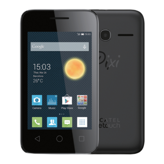 Alcatel Pixi3 4009D User Manual