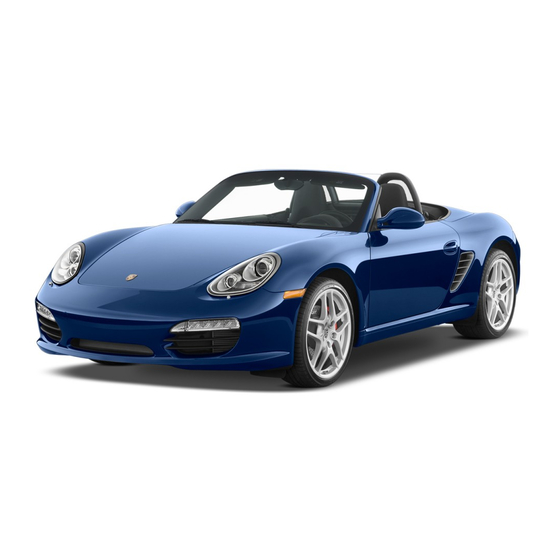 Porsche Boxster Technical Manual