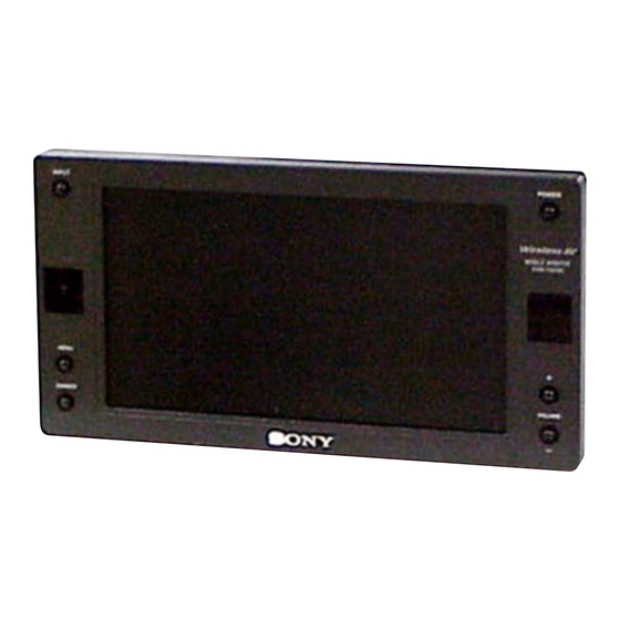 Sony XVM-F65WL Service Manual