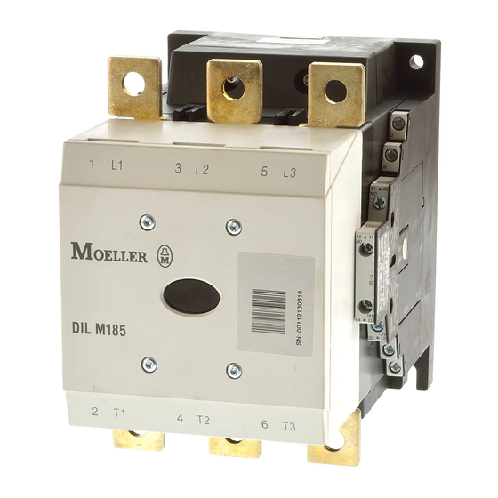 Moeller DILM185-S Installation Instructions