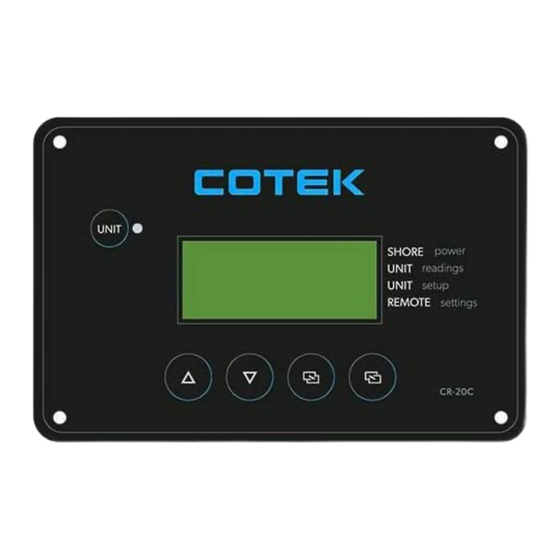 Cotek CR Series User Manual