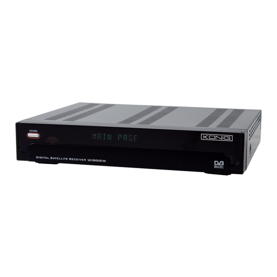 König Electronic SAT-SDHD50-KN Manual