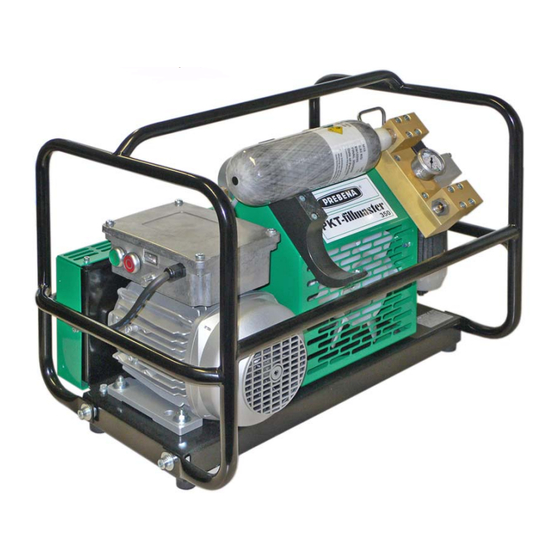 Prebena PKT-fillmaster 350 Operating And Maintenance Instructions Manual