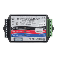 socomec CCS WattNode BACnet RWNC-3D-240-BN Installation Manual
