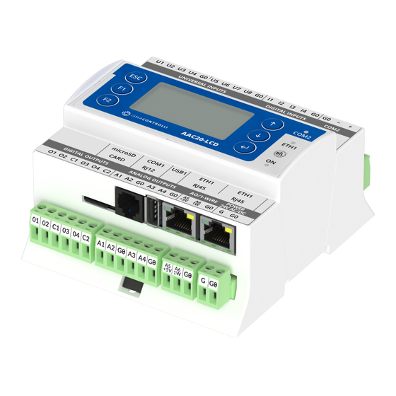 iSMA CONTROLLI iSMA-B-AAC20 User Manual