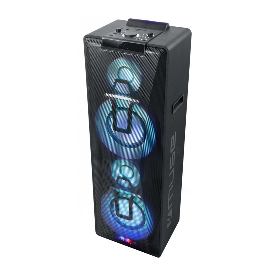 Muse M-1990 DJ Bluetooth Party Speaker Manuals