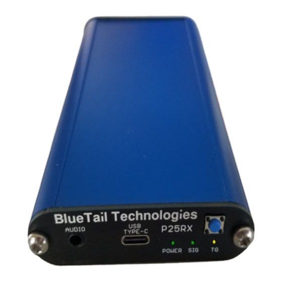BlueTail Technologies P25RX User Manual