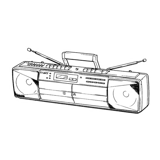 Sony CFS-W501L/S Radio Cassette-Corder Manuals