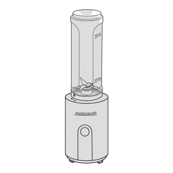 Gastroback DESIGN SMOOTHIE MAKER MIX & GO Instruction Manual