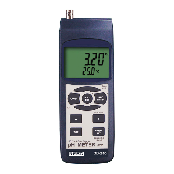 REED SD-230 Instruction Manual