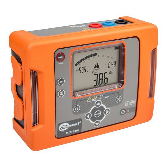 Sonel MIC-5001 Operating Manual