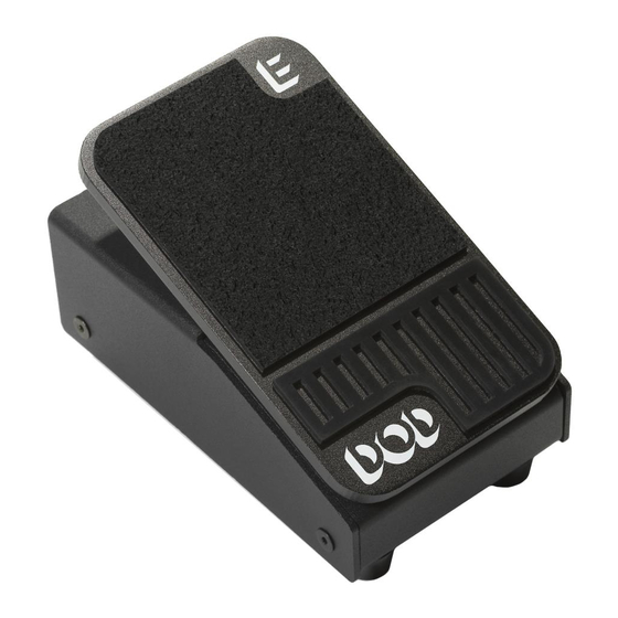 DOD Mini Expression Pedal Owner's Manual