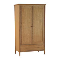Ercol HARTWELL 2 DOOR WARDROBE Assembly Instructions Manual