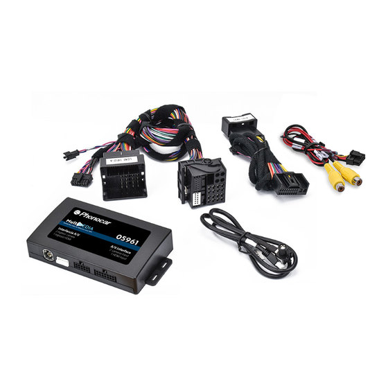 Phonocar 05961 Installation Instructions Manual