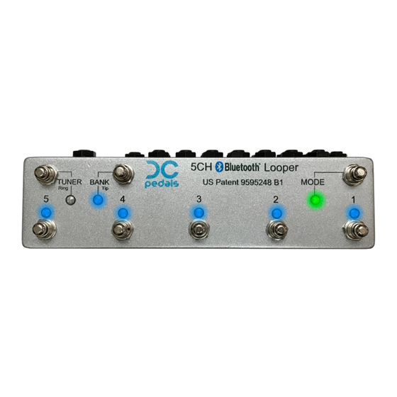 DC Pedals 5-Channel Bluetooth Looper User Manual