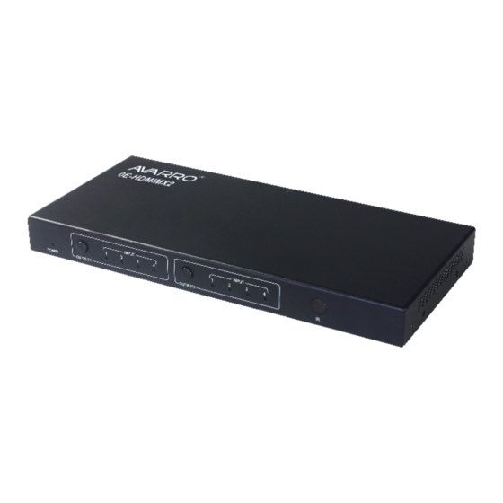 AVARRO 0E-HDMIMX2 Manual