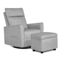 Evolur ARIA SWIVEL GLIDER WITH OTTOMAN Owner's Manual