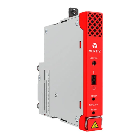 Vertiv eSure C48/27-375B Installation And User Manual