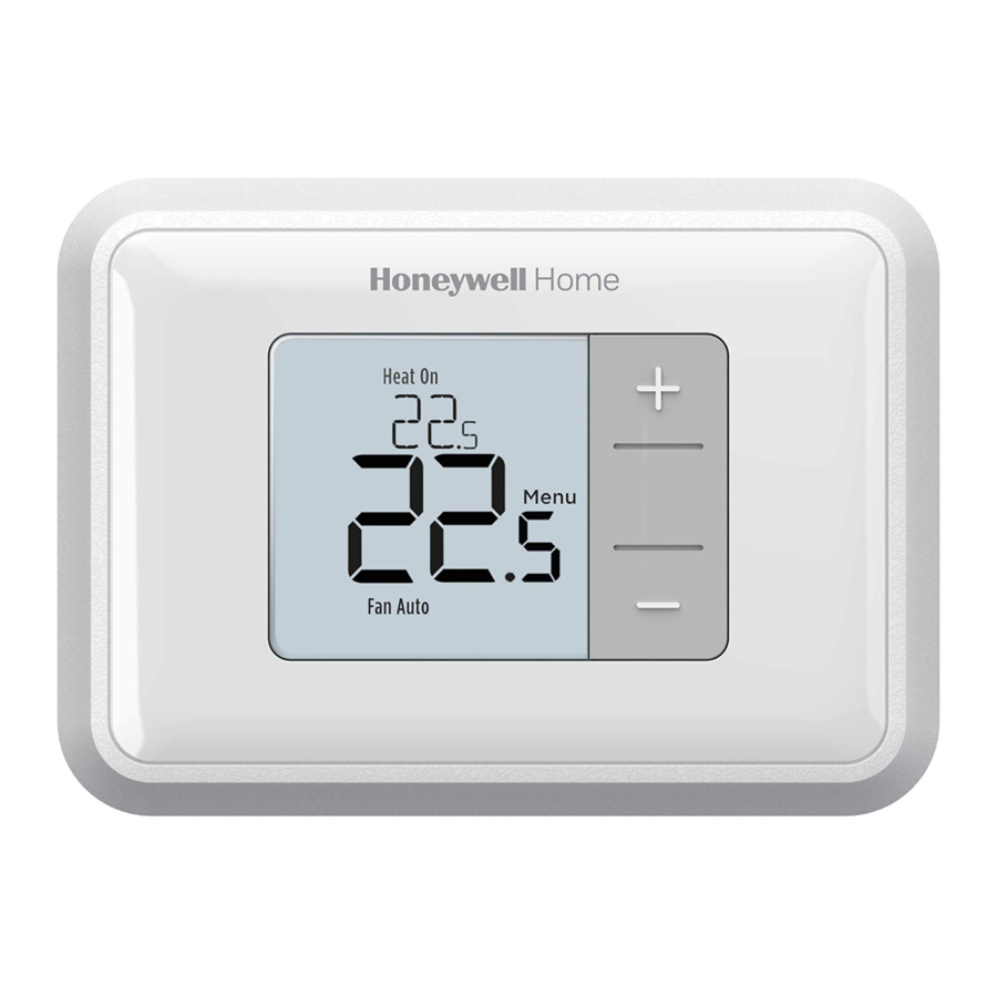 Honeywell Home RTH5160 Series, RTH5160D1016/E, RLV3120A1005 - Thermostat Manual