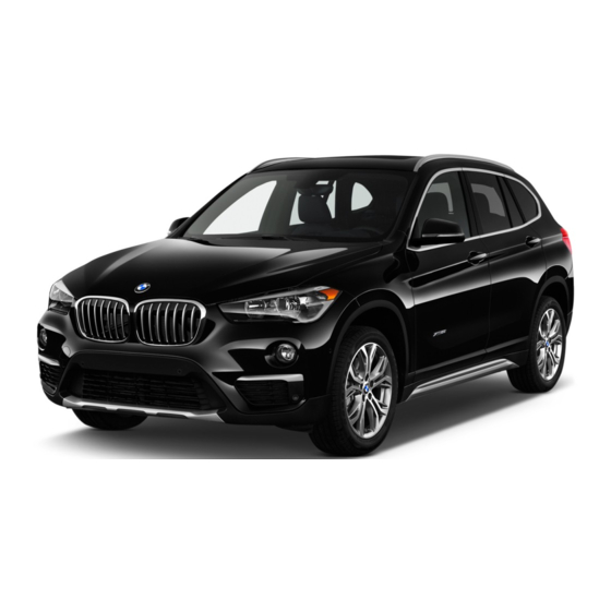 BMW X1 2015 Owner's Manual