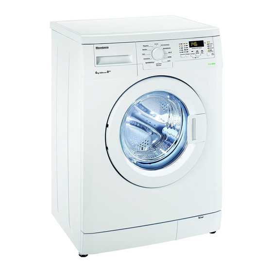 Blomberg WNF 6300 WE20 Washing Machine Manuals