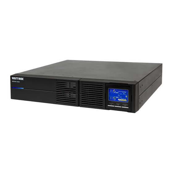 WattBox WB-UPS-1100-8 Owner's Manual