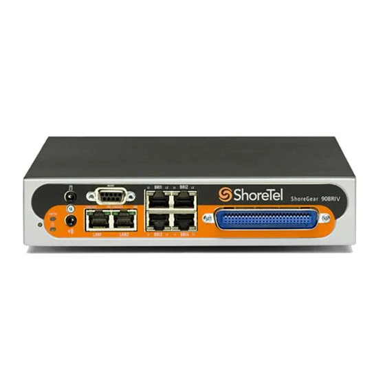 ShoreTel ShoreGear 90BRIV Quick Install Manual