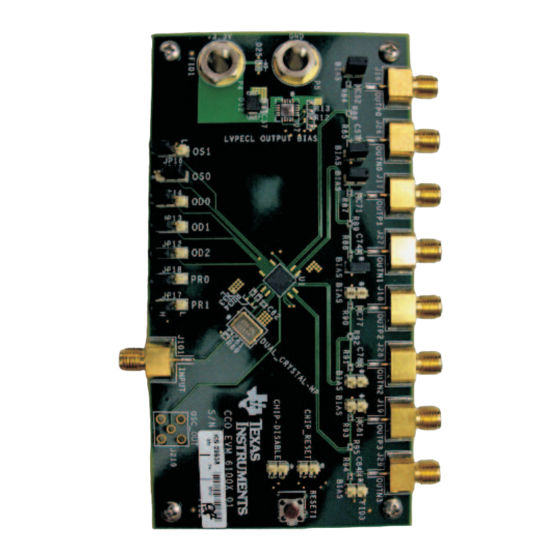 Texas Instruments CDCM61004 User Manual
