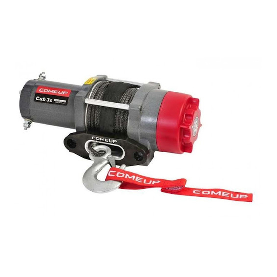 Comeup Winch Cub 3s Quick Start Manual