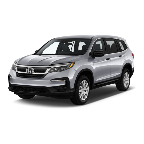 Honda PILOT 2020 Owner's Manual