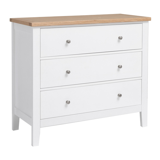 NOA & NANI Leines Chest of Drawers Wide 3 Drawer Assembly Instructions Manual