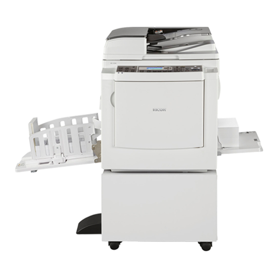 Ricoh Priport JP1030 Operating Instructions Manual
