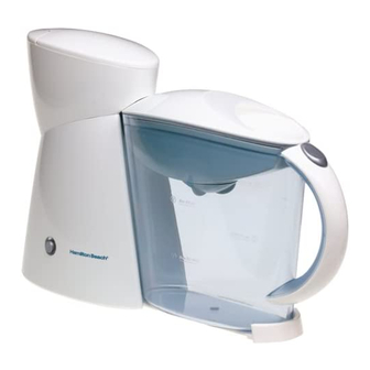 Hamilton Beach Iced Tea Maker User Manual