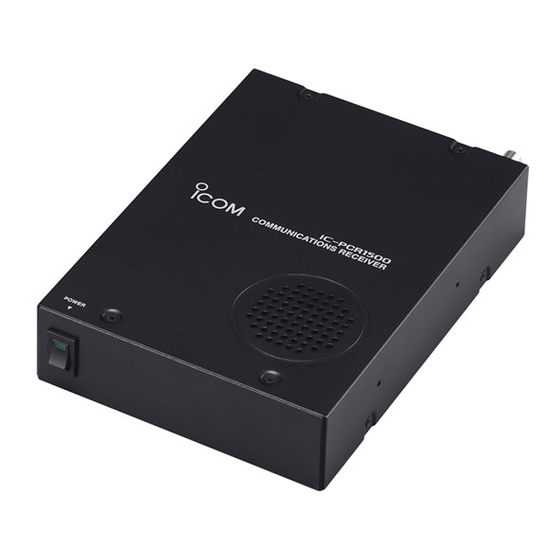 Icom IC-PCR1500 Service Manual