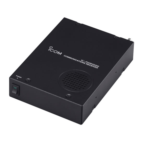 Icom IC-PCR1500 Service Manual