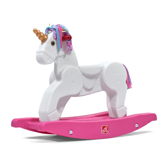 Step2 UNICORN ROCKING HORSE 4972 Manual