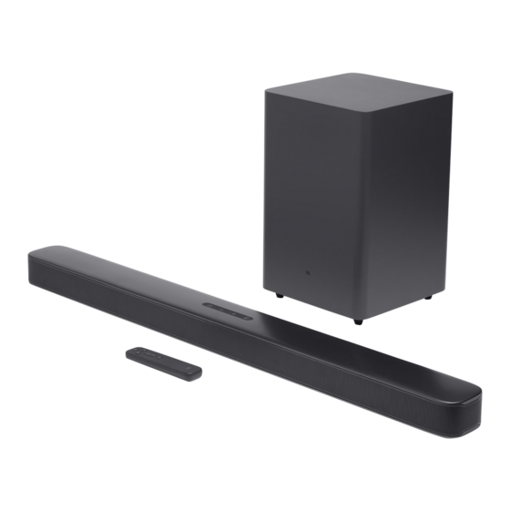Harman JBL BAR 2.1 DEEP BASS Quick Start Manual