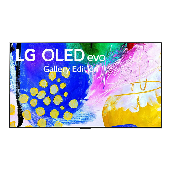 LG OLED55G2PSA Owner's Manual