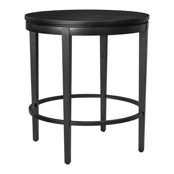 Threshold STUDIO McGEE Marvale End Table TGT20ATB Assembly Instructions Manual