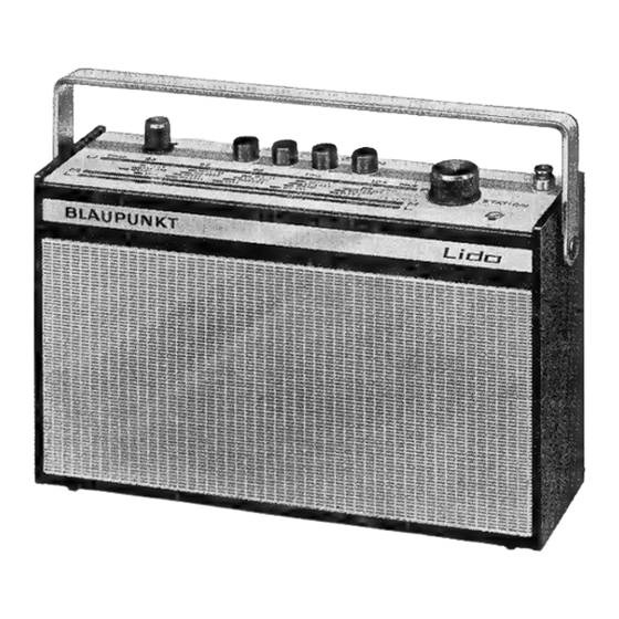 Blaupunkt Lido 7658220 Service Manual