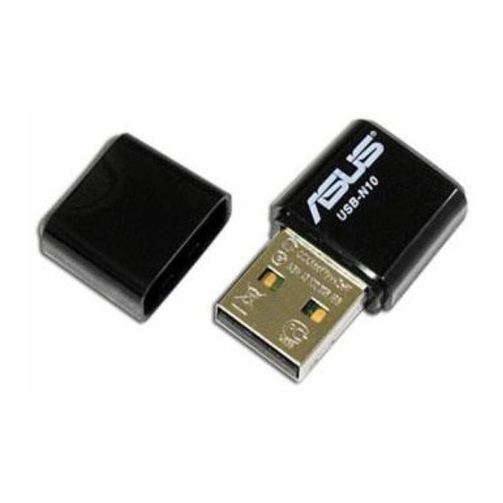 Asus USB-N10 Manuals