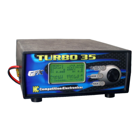 Competition Electronics Turbo35-GFX User Manual